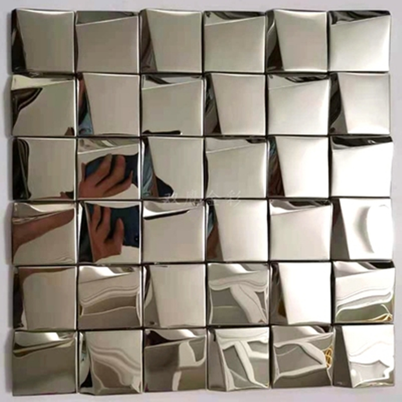 3D Mirror Silver Stainless Ste - Home Improvement Background ulasan dan harga