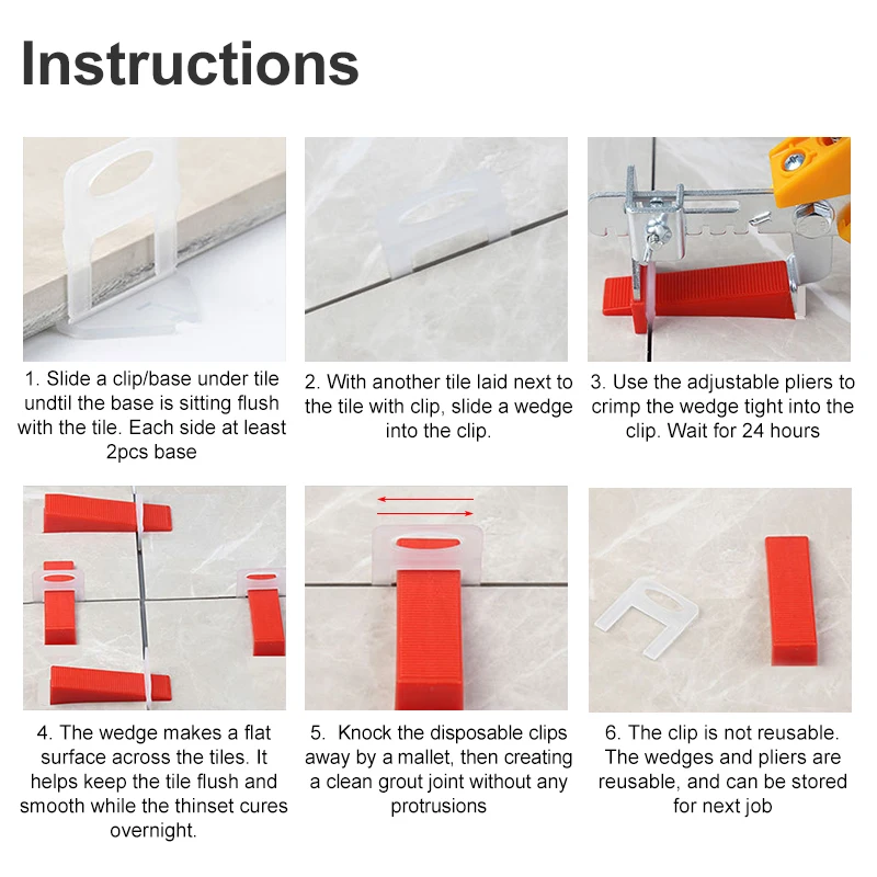 100pcs Ceramic Tile Leveling S - Tile Leveling Clip ulasan dan harga