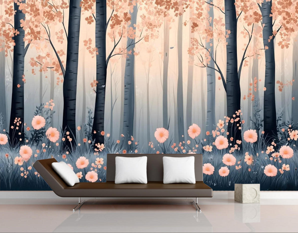 custom Green Forest wallpapers - Home Improvement Background ulasan dan harga