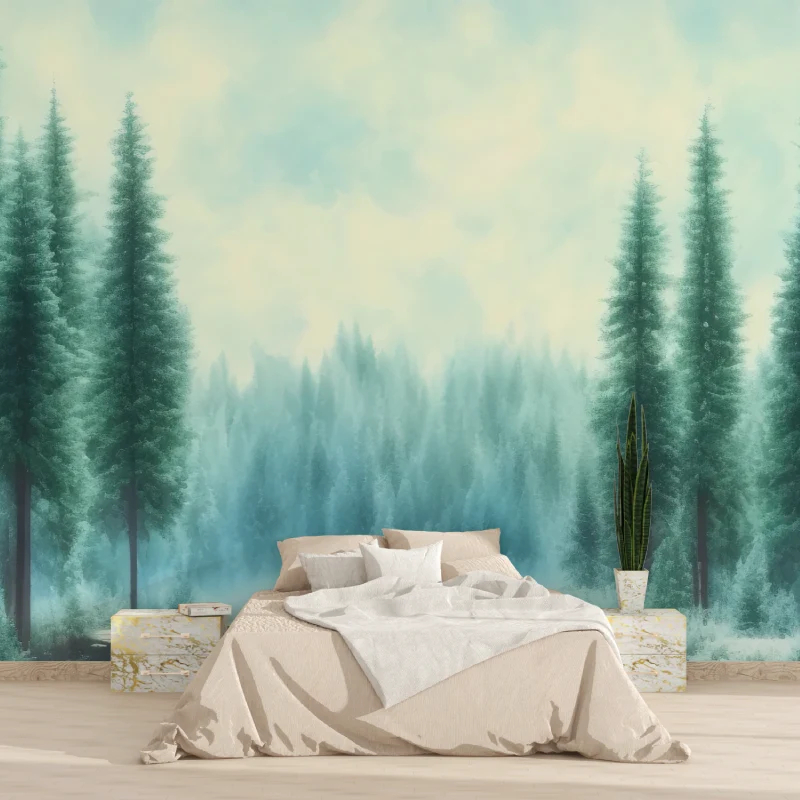 custom Green Forest wallpapers - Home Improvement Background ulasan dan harga