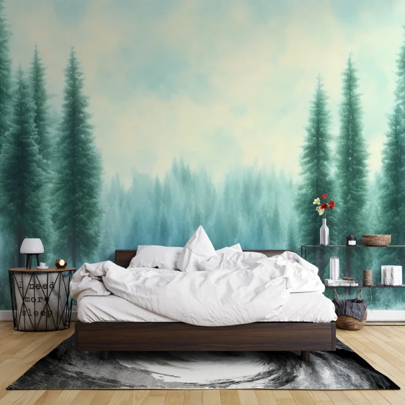 custom Green Forest wallpapers - Home Improvement Background ulasan dan harga